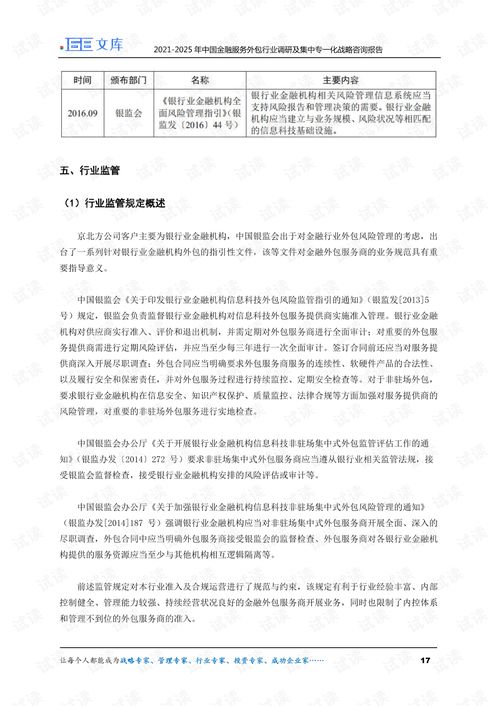 金融科技趨勢下服務外包的戰略整合與研究（2021-2025）